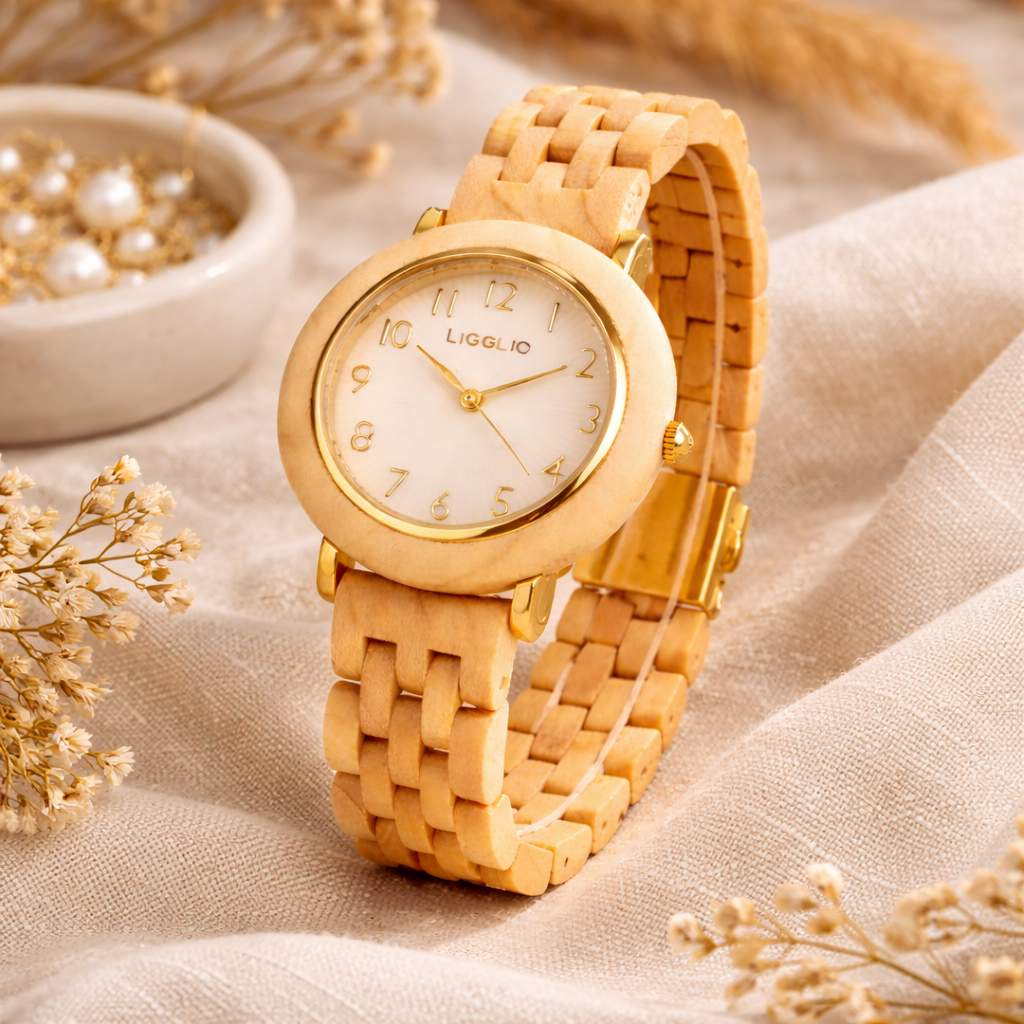 Regina™ – Maple Wood Women’s Watch