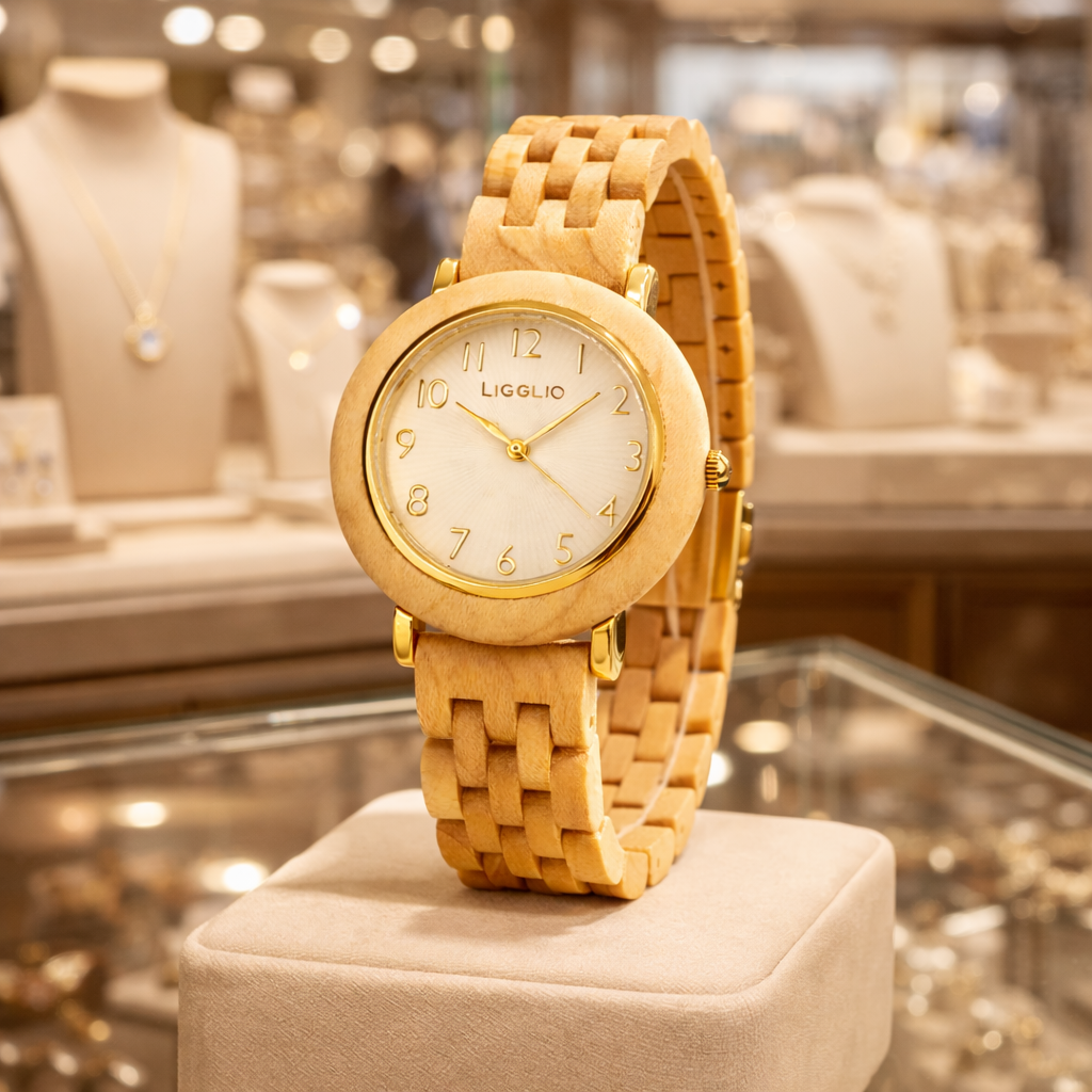 Regina™ – Maple Wood Watch